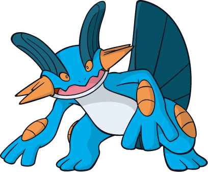 Mudkip Has Been My Favourite Third Generation Starter - Pokemon Swampert (408x337), Png Download