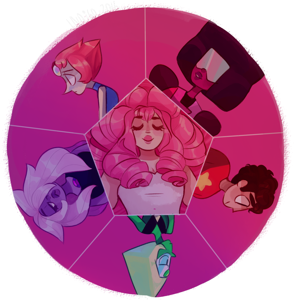 Artistic Snachel The Gems - Steven Universe Archestic (1280x1280), Png Download