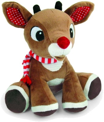 Plush Toy Png Hd - Rudolph The Red Nose Reindeer Plush Toy (480x480), Png Download