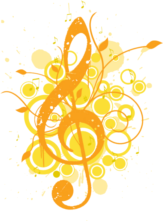 Clave Sol Animado - Spring Music (600x800), Png Download