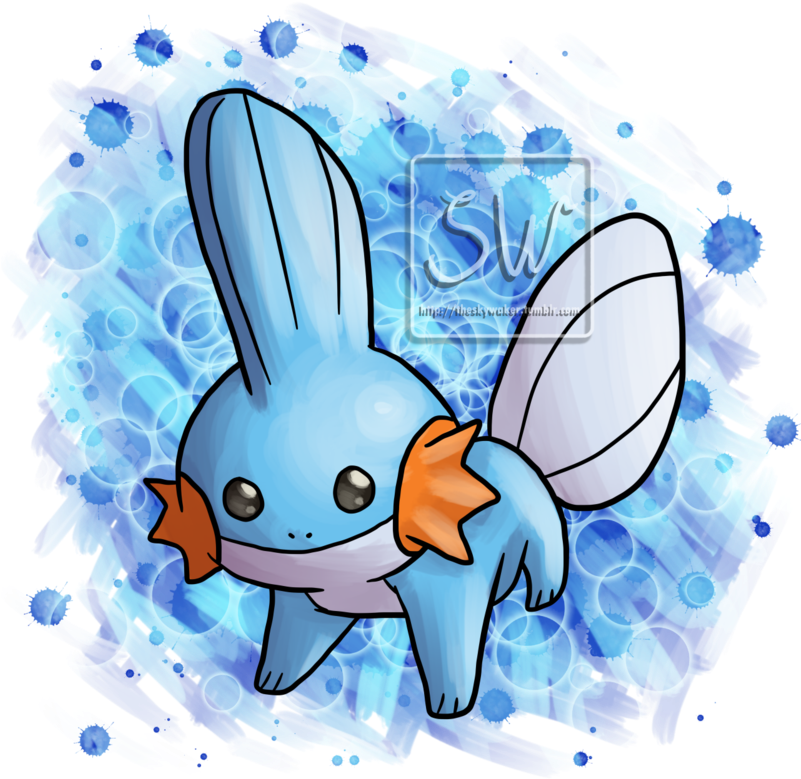 Mudkip By Theskywaker-d87yyuo - Mudkip (800x800), Png Download