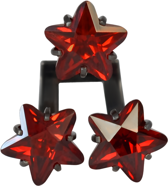 The Kremlin Stars - Earrings (800x800), Png Download
