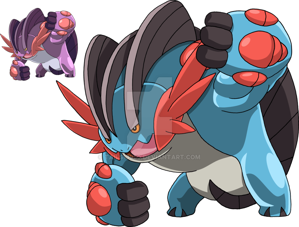 Mega Swampert By Dragonith On Deviantart - Mega Swampert (1024x779), Png Download
