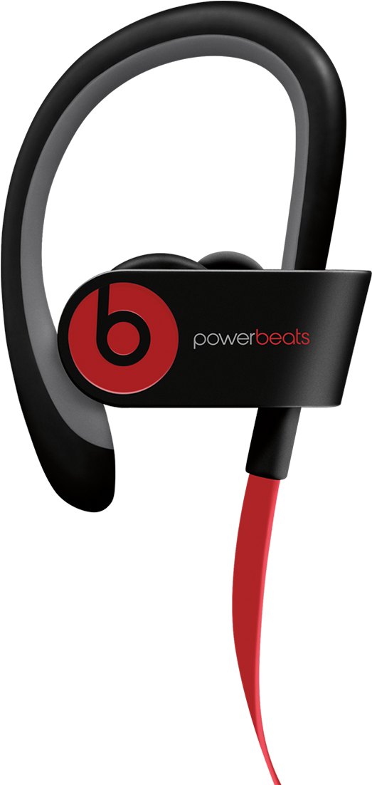 Phones - Beats By Dr Dre Powerbeats 2 Wireless - Black (1020x1200), Png Download