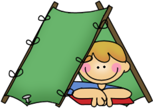 Camping Theme Clip Art (600x446), Png Download