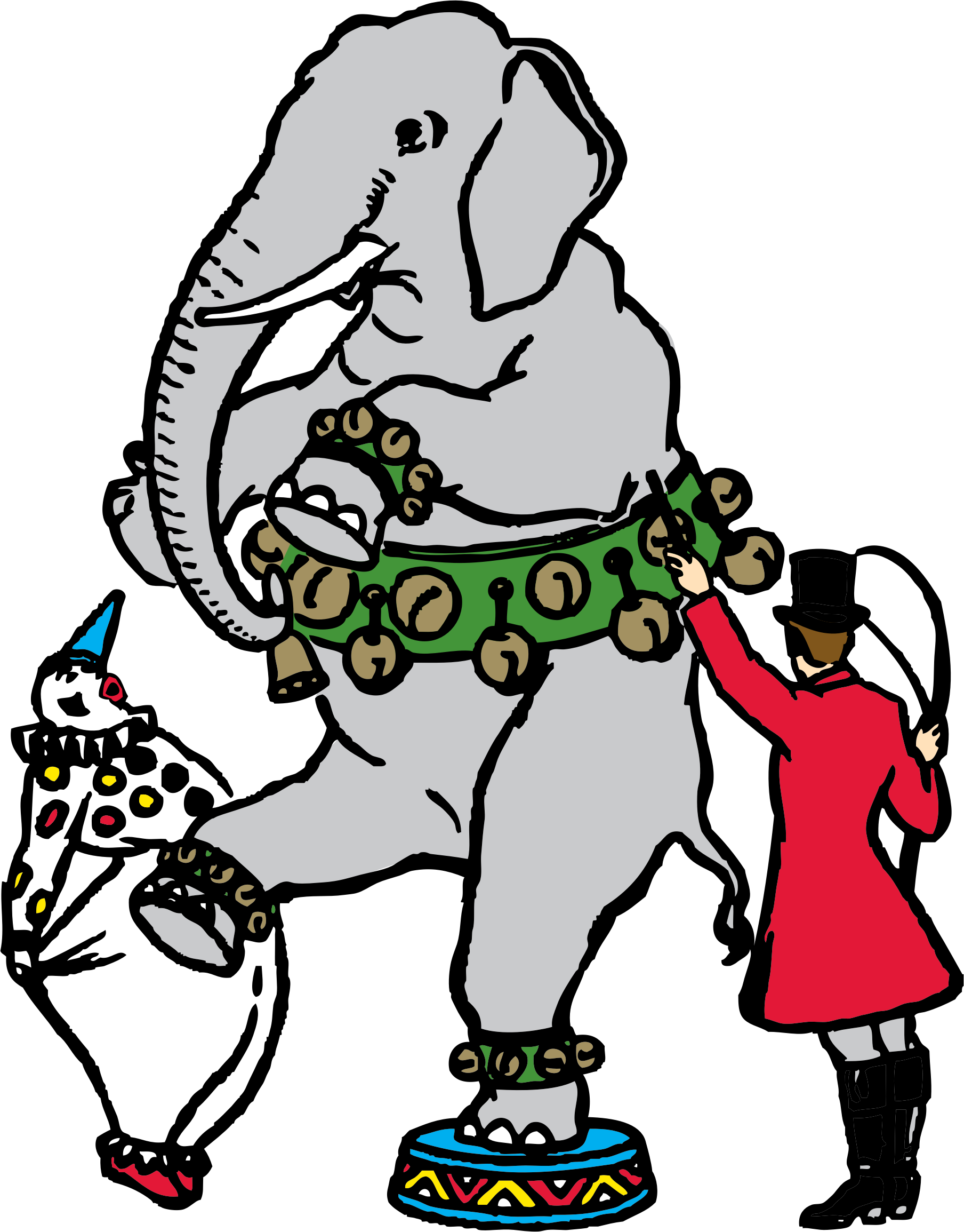 Circus Clipart Circus Scene - Circus (1808x2309), Png Download