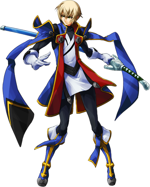 Vergil Vs Jin Kisaragi (blazblue ) - Blazblue Calamity Trigger Jin (522x648), Png Download