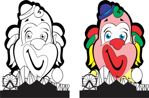 Clown Circus Carnival Humour Juggling - Free Clip Art (520x340), Png Download