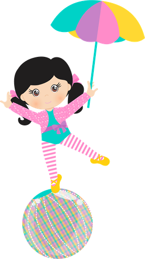P Minus Clip Arts Pinterest Art - Circus Girl Png (286x510), Png Download