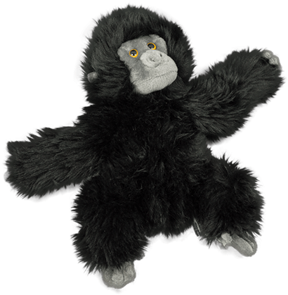 Baby Gorilla Plush Toy - Toy Gorilla (424x420), Png Download