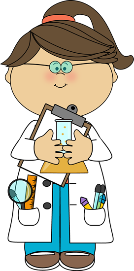 Scientist With Clipboard Beaker - Chemical Engineer Clip Art (272x550), Png Download