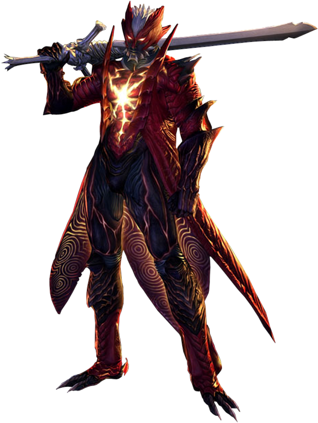 Whilst Dante Wields Rebellion, A Large Demonic Designed - Devil May Cry 4 Dante (702x934), Png Download
