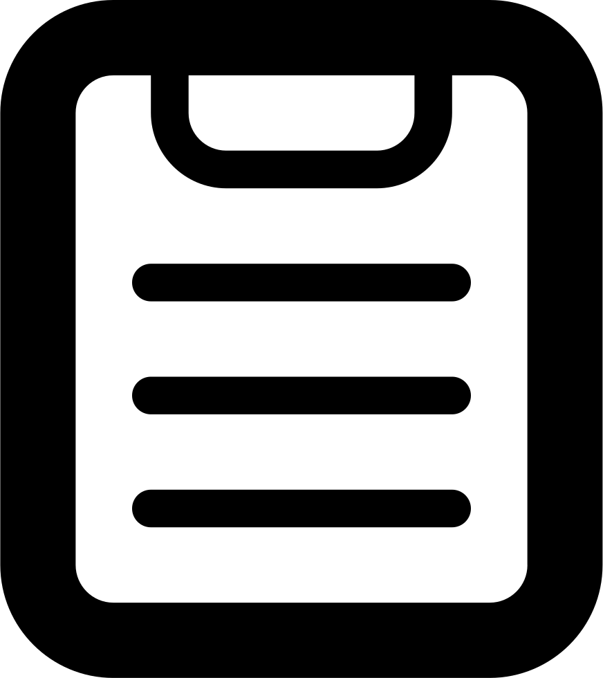 Clipboard Comments - Portable Network Graphics (872x980), Png Download