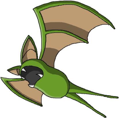 I've Caught Three Shinies In My History Of Pokemon - Zubat Shiny Png (444x438), Png Download