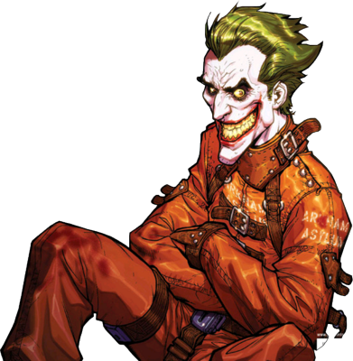 Joker In Straight Jacket (391x400), Png Download