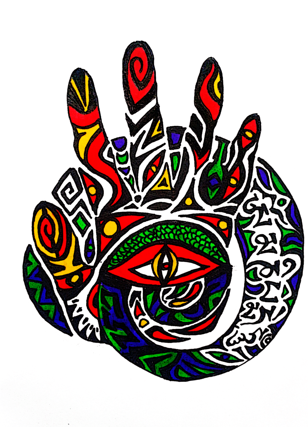 The All Seeing Eye By J Ham Art On Clipart Library - Clothing (1024x1365), Png Download