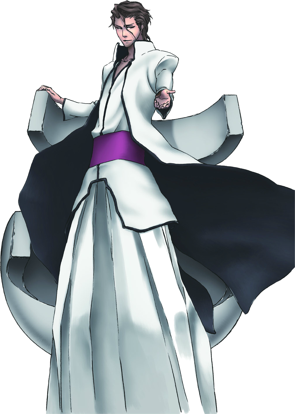 Aizen - Sosuke Aizen Render (1014x1423), Png Download