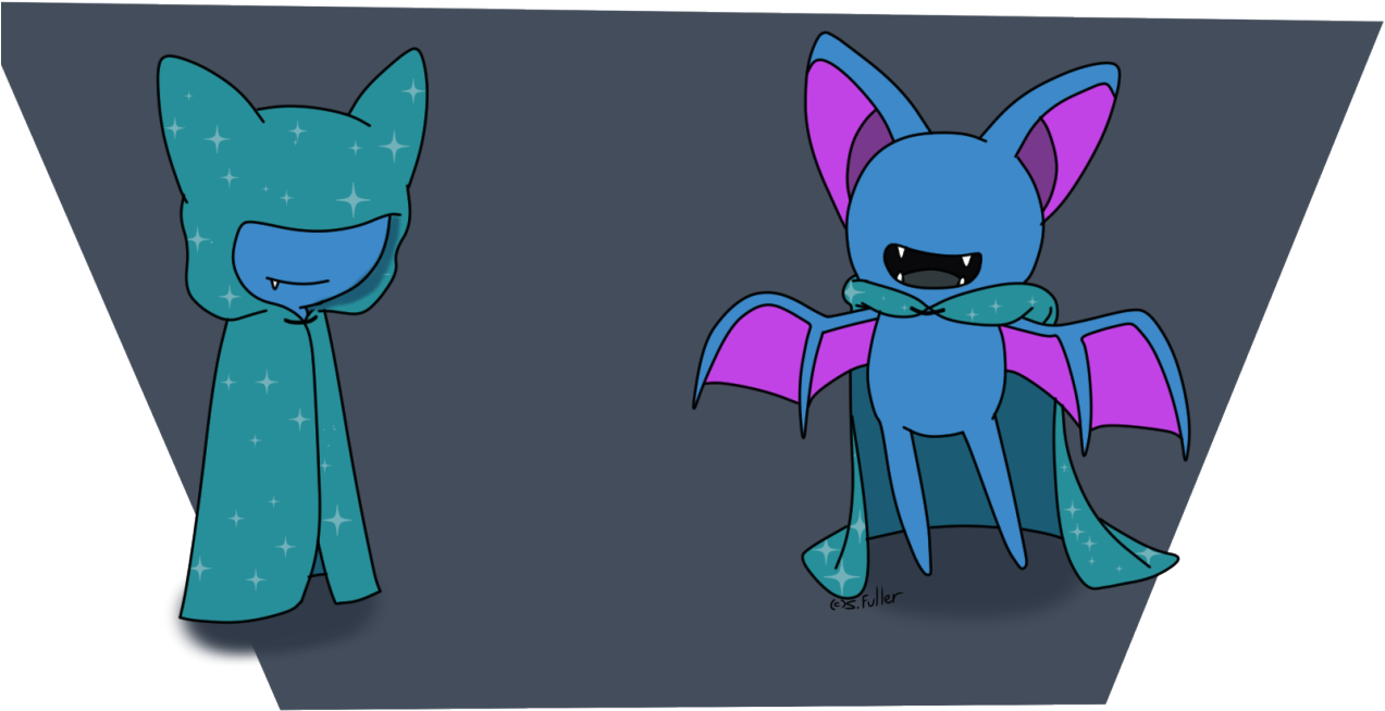 “ Zubat Remains Quietly Unmoving In A Dark Spot During - Cartoon (1280x945), Png Download