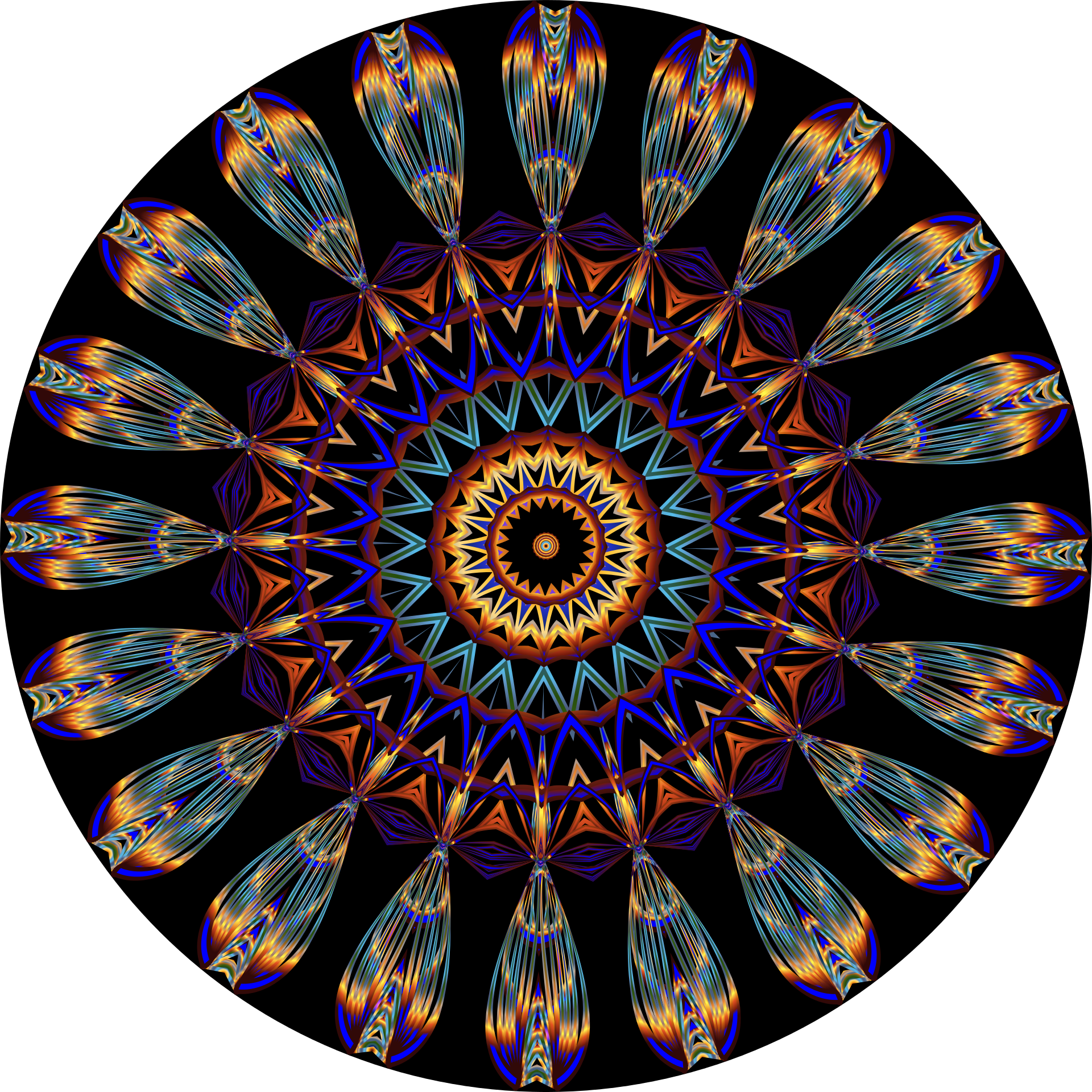 Mandala - Vector Graphics (1920x1920), Png Download