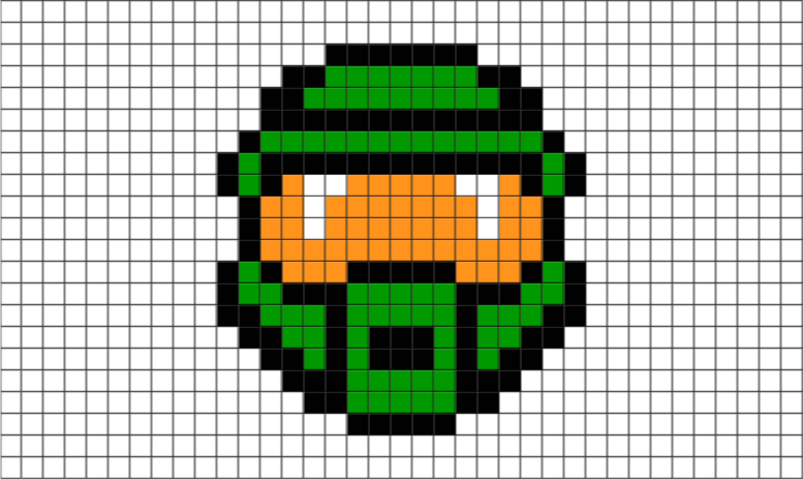 Let's Get Master Chief In R/place - Pixel Art Master Chief (740x441), Png Download