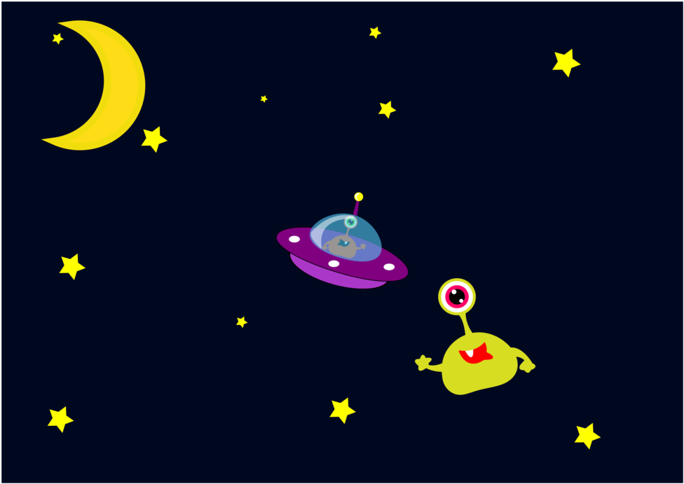 Earth Extraterrestrial Life Drawing Extraterrestrials - Astronaut In Space Rocket (1061x750), Png Download