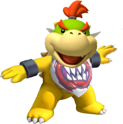 Bowser Jr - - Bowser Jr Super Mario (483x504), Png Download