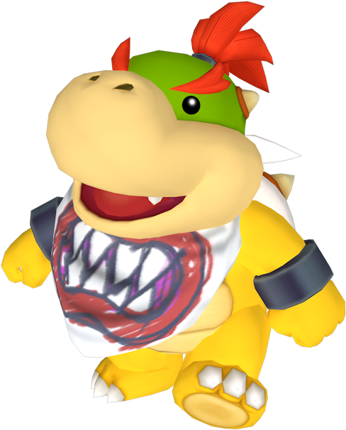 Download Zip Archive - Smash Bros Bowser Jr Model (750x650), Png Download