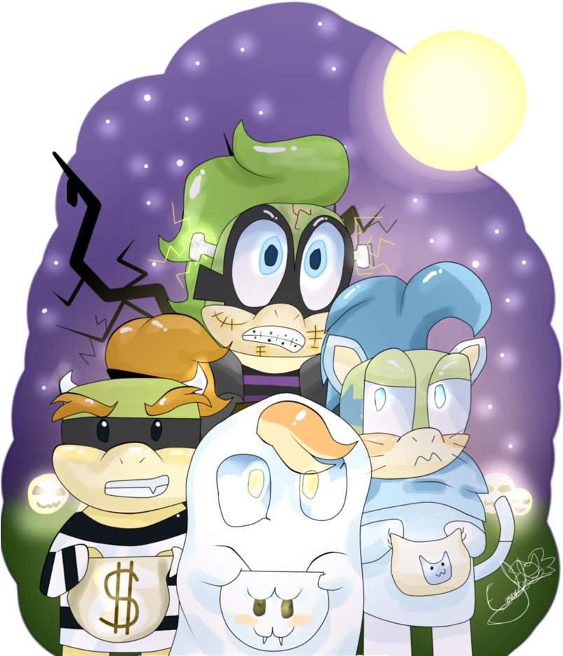 Iggy, Bowser Jr - Bowser Jr And Lemmy (832x961), Png Download