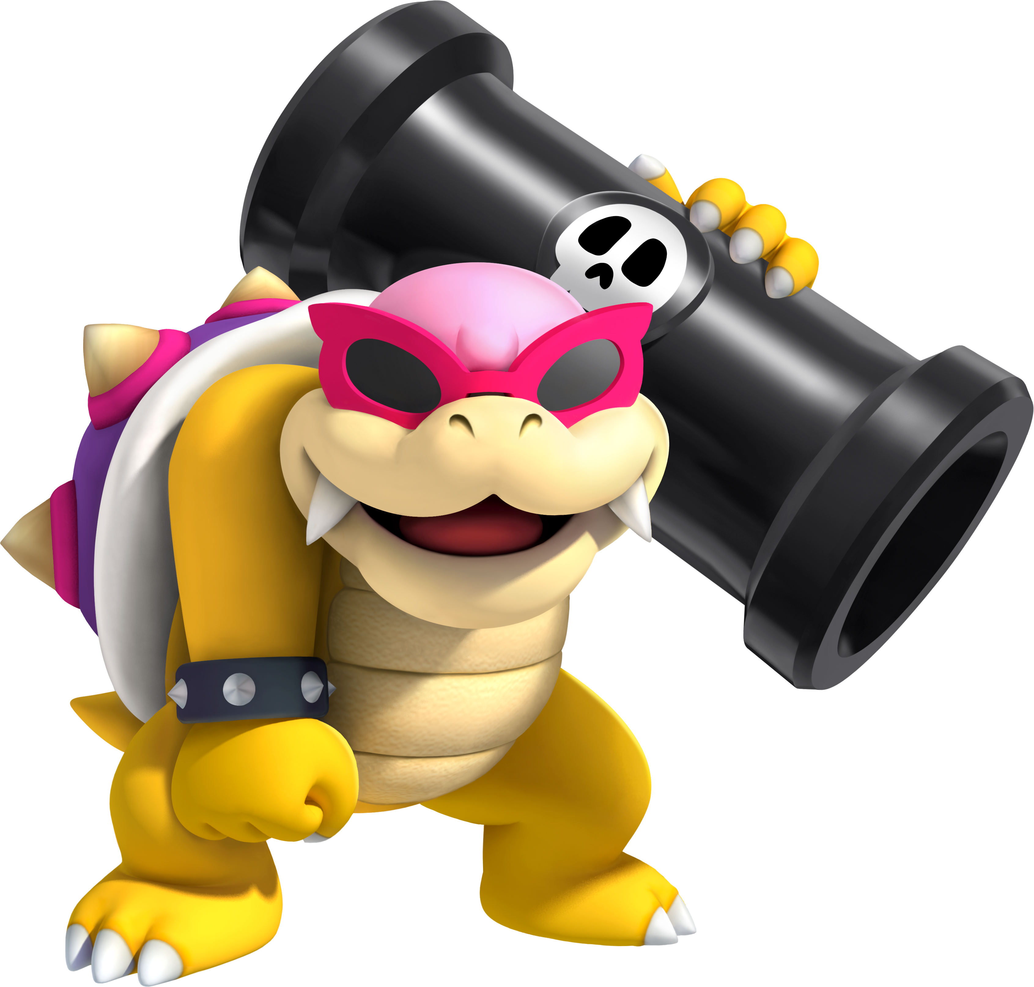 Bowser Had A Very Defined Nose And Snout Like All Koopas - Roy Koopa (3382x3228), Png Download