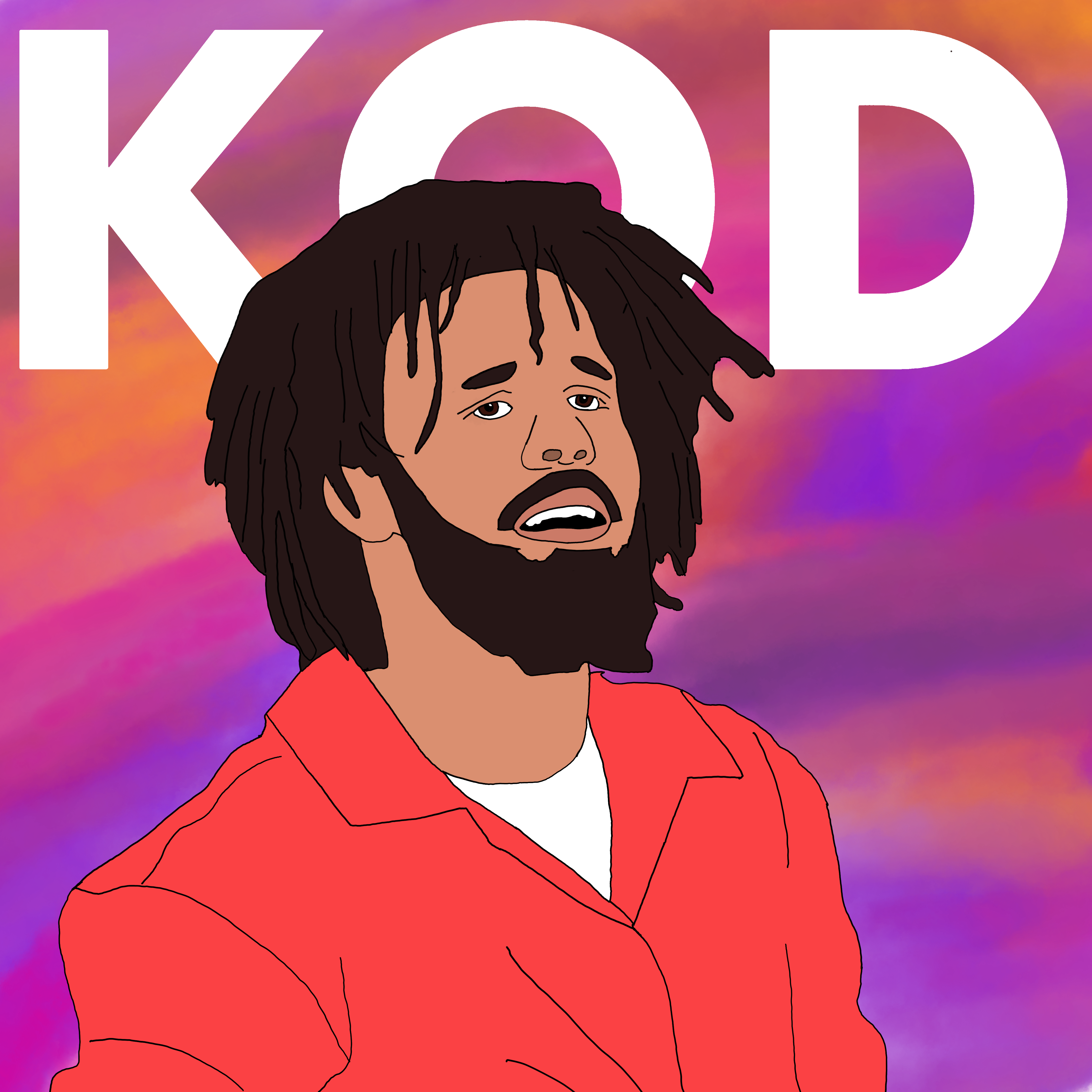 Loved The New Album So I Made A Little Illustration - Poster (4500x4500), Png Download