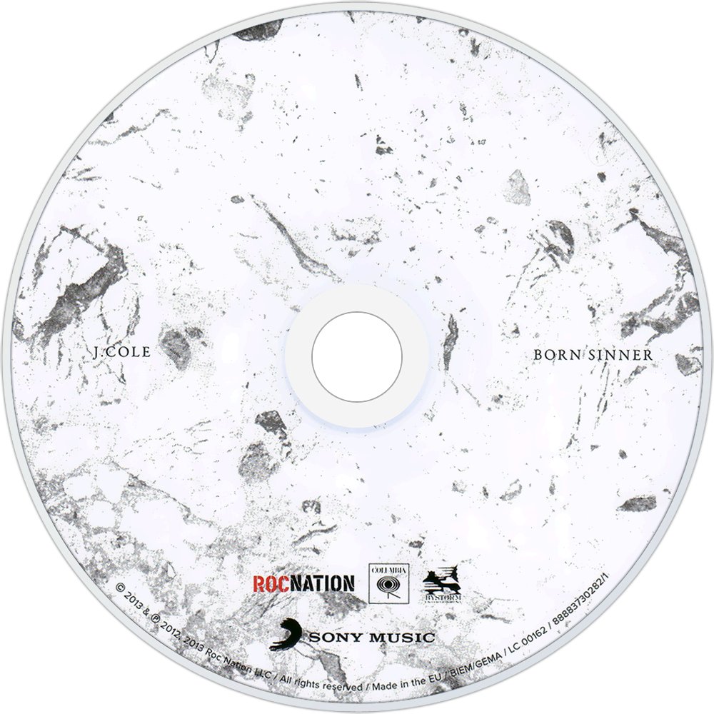 Cole Born Sinner Cd Disc Image - Born Sinner: Deluxe Edition [cd] (1000x1000), Png Download