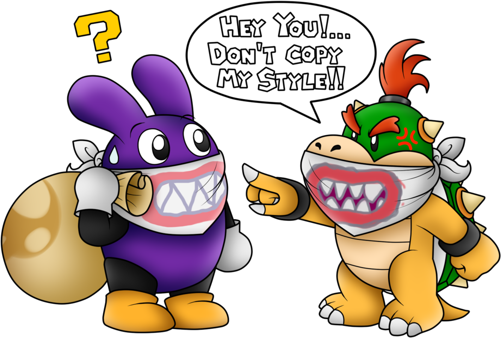 Hey You - Super Mario Nabbit (1024x706), Png Download