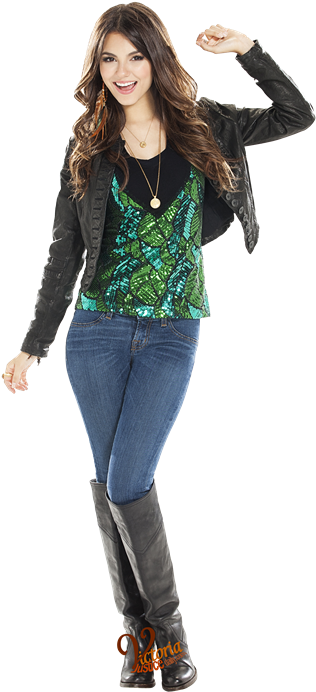 Png Victoria Justice - Victoria Justice Victorious Photoshoot (502x752), Png Download
