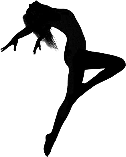 Ballet Silhouette Dance Art Transprent Png Free - Dancer Silhouette (500x600), Png Download