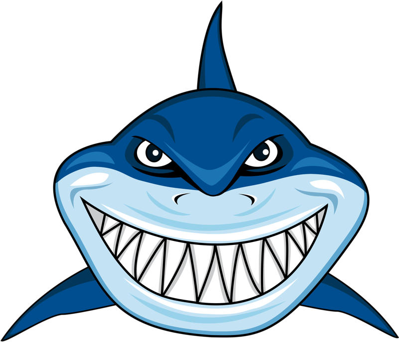 Vector Sharks Shark Attack - Shark Clip Art (800x698), Png Download