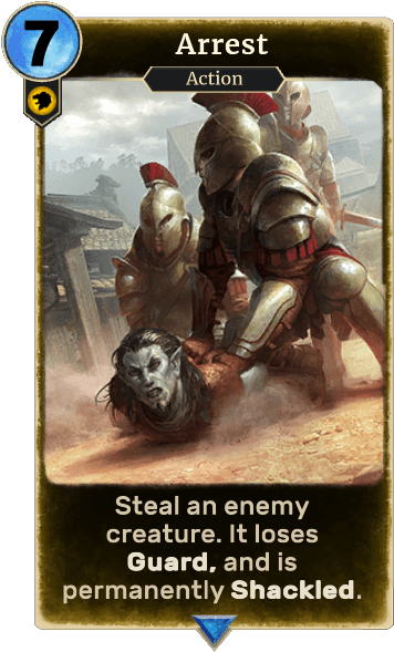 Credits To Szotymag For The Images - Elder Scrolls Legends Arrest (409x663), Png Download