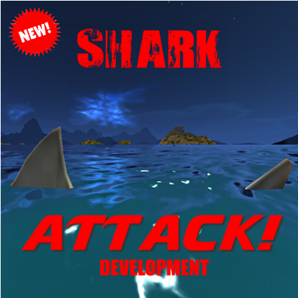 Shark Attack Dev - Roblox Shark Attack (768x432), Png Download
