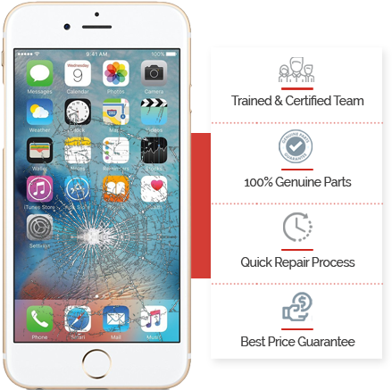 Iphone 6s Plus Repairing Services - Iphone 6 In Silver Colour (500x500), Png Download