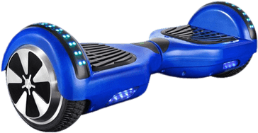 Hoverboard With Blue Lights - Gyrocopters Hoverboard With Bluetooth Speaker & (400x400), Png Download