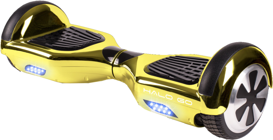Best Hoverboard Brands-halo Go Hoverboard - Halo Board Halo Go Gold Hoverboard (1024x545), Png Download