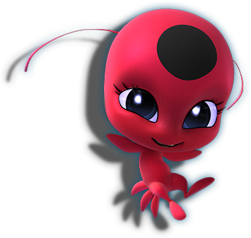 Tikki Is A Kwami That Helps Marinette With Transforming - Tiki De Miraculous Ladybug (400x400), Png Download