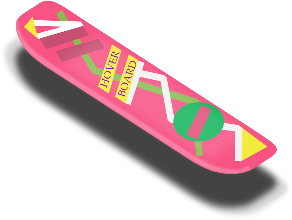 Hoverboard Back To The Future Self-balancing Scooter - Hoverboard Back To The Future Png (998x750), Png Download