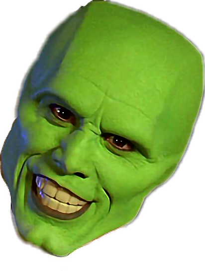 Report Abuse - Thats A Spicy Meatball Mask (412x546), Png Download