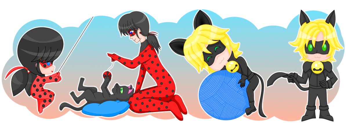 Miraculous Ladybug Banner (1247x450), Png Download