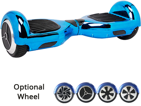 5 Inch Chrome Self Balancing Scooter Chrome Hoverboard - Self-balancing Scooter (500x500), Png Download