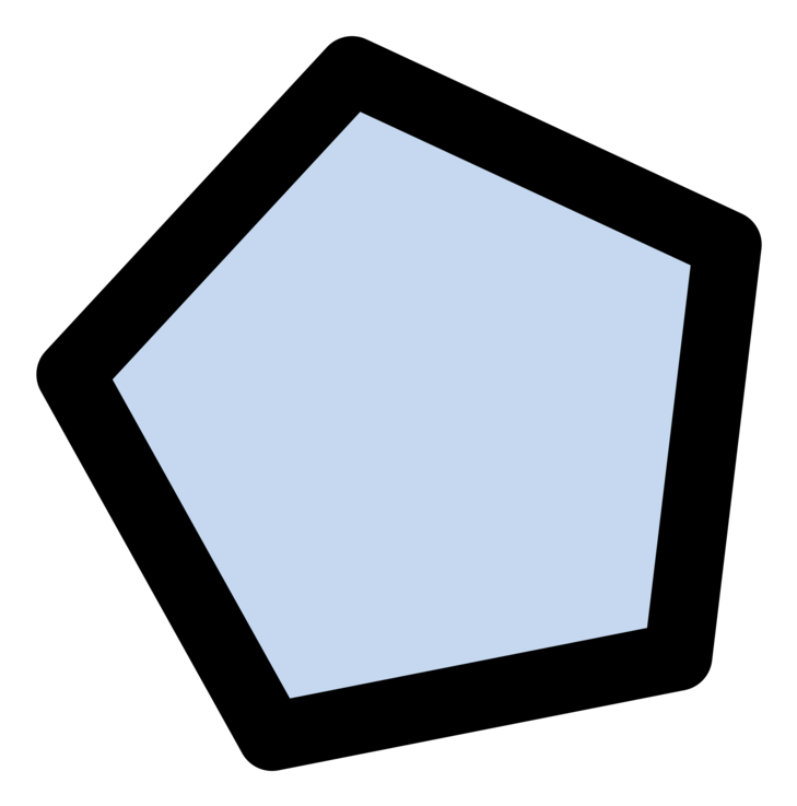 Kisscc Star Polygon Computer Icons Shape Regular Polygon - Clipart Polygon (750x750), Png Download