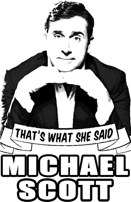 Bleed Area May Not Be Visible - Michael Scott T Shirt Office (450x700), Png Download