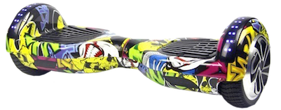 Sale Hoverboards Swegways, Electric Scooters Uk - Graffiti Hoverboard (400x400), Png Download