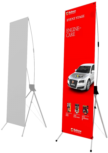 X Frame Banner W Stand X Stand Banner Png Full Size Png