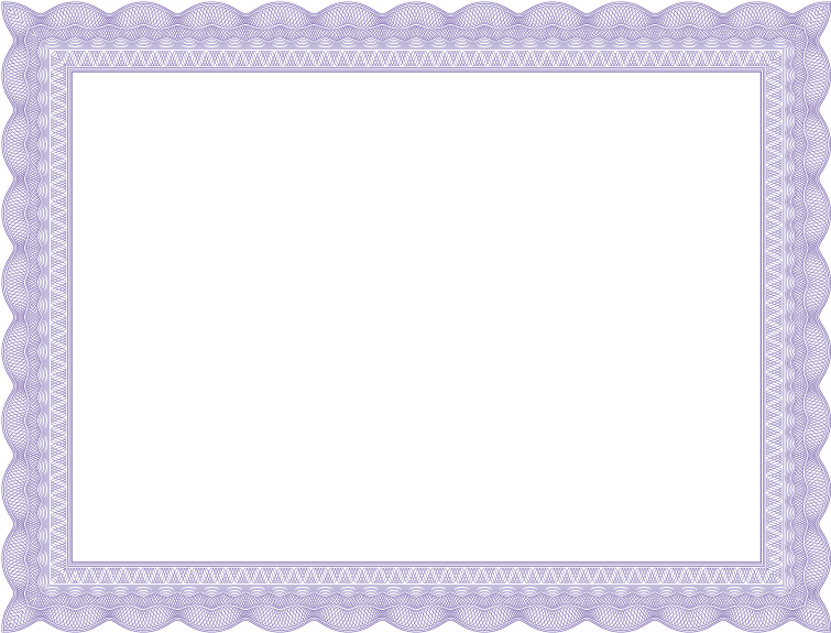 Jpg - Blue Certificate Border Png (792x612), Png Download